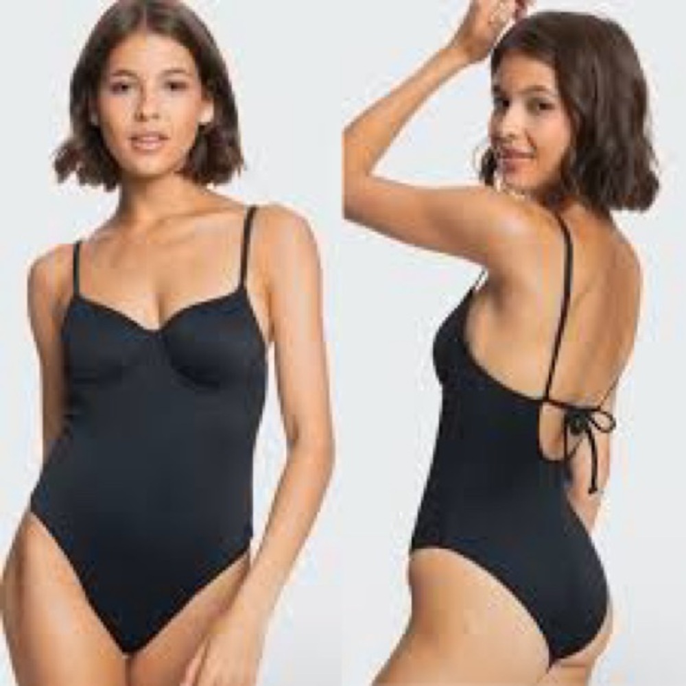 Roxy | Large Black Rib Roxy Love The Muse One Piece Swim Suit